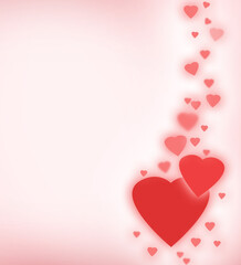 hearts background