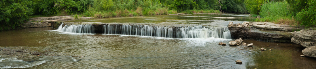 549-79 Prairie Creek Waterfall Pano