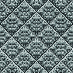 Geometric seamless pattern, abstract black and white background, vector texture.