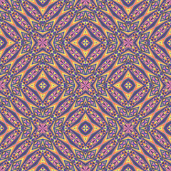 Geometric seamless pattern, abstract colorful background, vector texture.