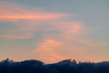 Fototapeta na wymiar Beautiful dawn sky background texture