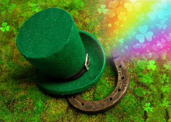 green Leprechaun hat