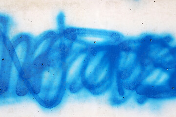 abstract blue painted on a stone wall background