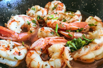 grilled shrimp with lemon