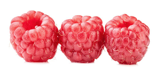 Raspberry isolated on white background