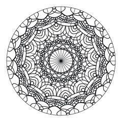 round lace pattern