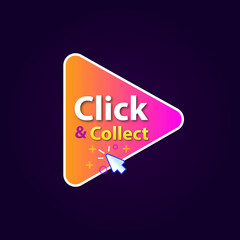 Click and collect with mouse pointer