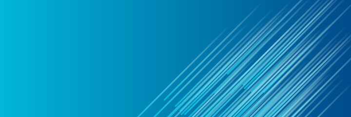 Obraz premium abstract blue lines technology background with light blue particles