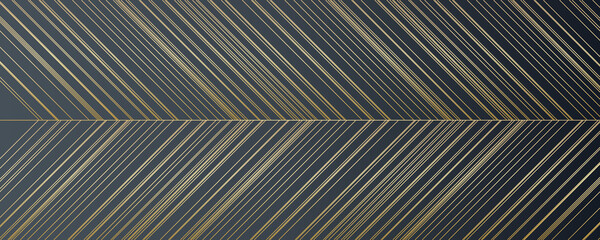 Modern simple gold black abstract background with golden diagonal lines