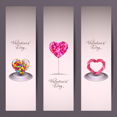 Website header or banner of Valentine's Day with beautiful calligraphy.