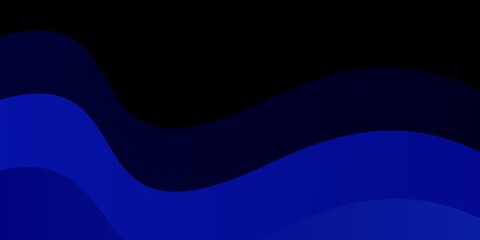 Dark BLUE vector backdrop with bent lines.