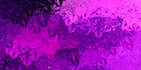 Light Purple, Pink vector layout with triangle forms.