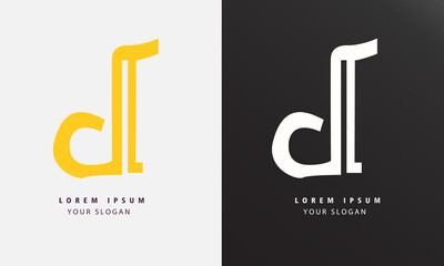vector graphic of Letter d logo icon