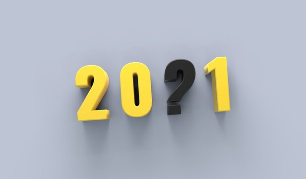 2021 avec point d'interrogation &agrave; la place du 2