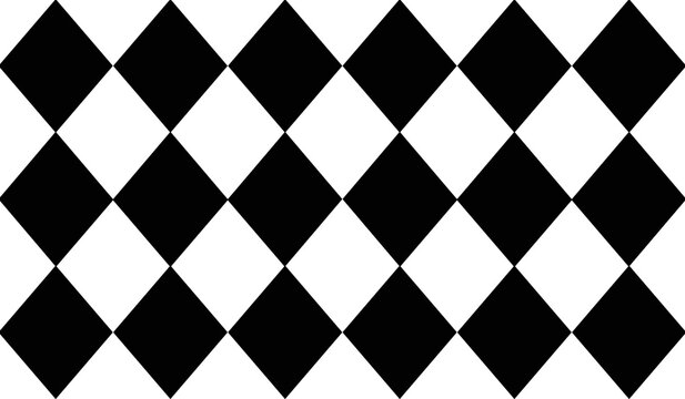 FOND, LOSANGES NOIRS SUR FOND BLANC