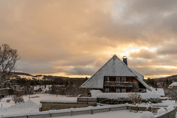 Winter in Hinterzarten im Schwarzwald