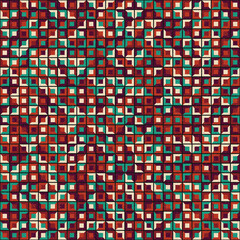 Abstract Geometric Pattern generative computational art illustration