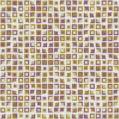 Fototapeta premium Abstract Geometric Pattern generative computational art illustration