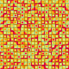 Abstract Geometric Pattern generative computational art illustration