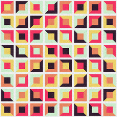 Abstract Geometric Pattern generative computational art illustration