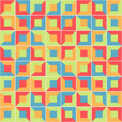 Abstract Geometric Pattern generative computational art illustration