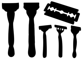 A set of shaving machines and a blade