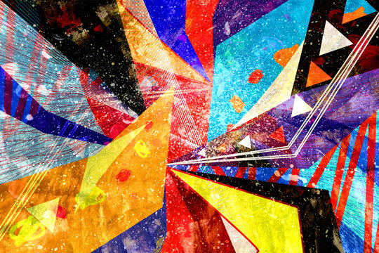 Abstract retro raster color background