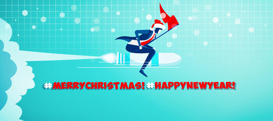 New 2021 growth and development prospects. 3D illustration