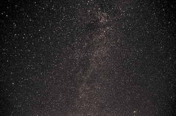 Vía Láctea en la cima  cerca del Observatorio astronómico del Montsant