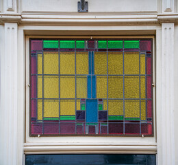 Detail of a building with architectural ornament

