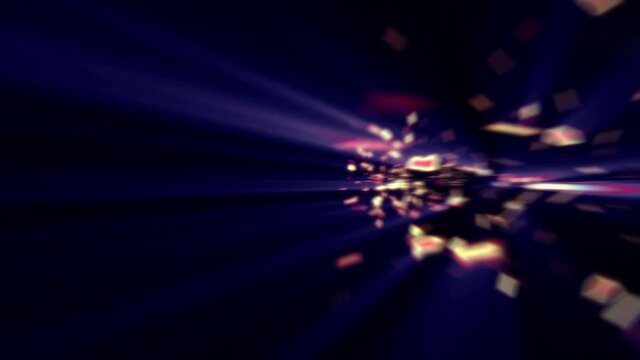 light particle spark ray motion 4k