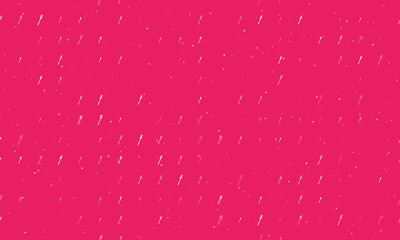 Obraz premium Seamless background pattern of evenly spaced white forks of different sizes and opacity. Vector illustration on pink background with stars