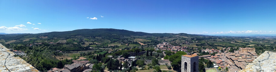 Obraz premium colline e paese