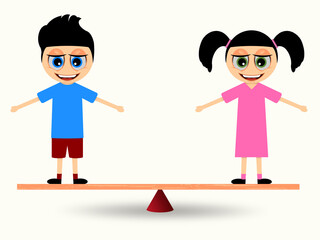 Ilustração - igualdade de género