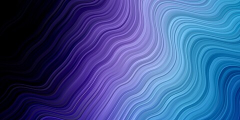 Obraz premium Dark Pink, Blue vector template with wry lines.