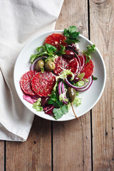 Sicilian orange salad.
