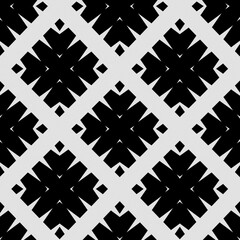  Black and white texture. Abstract seamless geometric pattern.