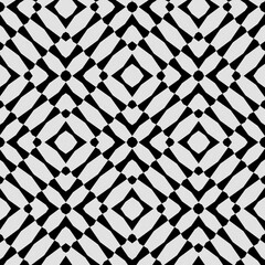  Black and white texture. Abstract seamless geometric pattern.