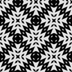 Black and white texture.
Abstract seamless geometric pattern.