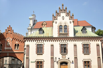 Fototapeta na wymiar Czartoryski Museum and Library, Krakow, Poland
