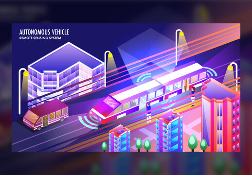 Smart City Conceptual Website Landing Page