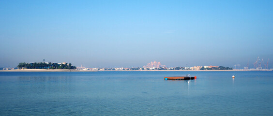 View from Dubai Palm Jumeirah Arabian Gulf