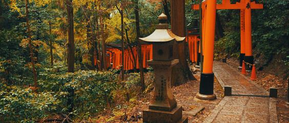 Fushimi Inari Shrine gate, Shinto shrine in southern Kyoto.