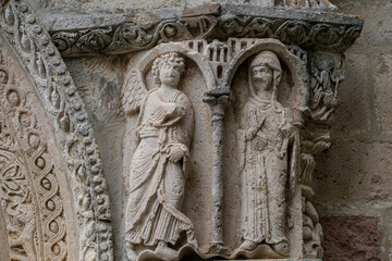 storied capitals, Sanctuary of Our Lady of Estíbaliz, Alava, basque country, spain