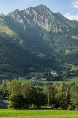 Fototapeta na wymiar Garve river valley, French Pyrenees, France