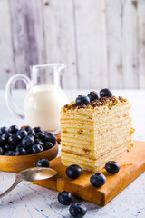 blueberry milk cake