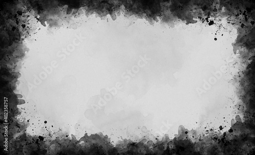 Download Grunge And Dreamy Border With Ink Splashes Wall Mural Wallpaper Murals Bruno Ismael Alves
