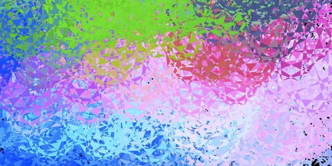 Light blue, red vector layout with triangle forms.