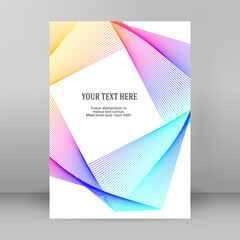 Business templates for multipurpose presentation. Easy editable vector EPS 10 layout. design brochure A4 format advertising, Northern Lights neon effect on purple background event party flyer