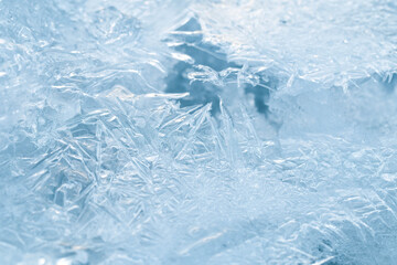 Eiskristalle, Makro Foto, 